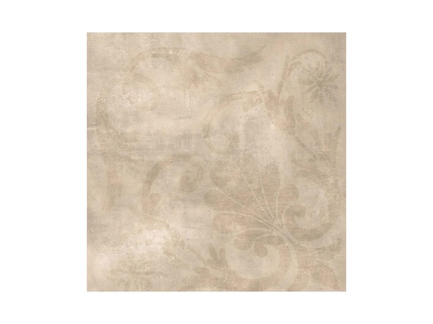 Keramische Tegel Kera Twice 60 x 60 cm (600 x 600 mm) Fiammito Taupe Decor - Dikte 4.8 cm - Afbeelding 2